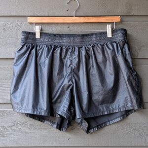 Nike Black Running Shorts Attached Brief Size XL